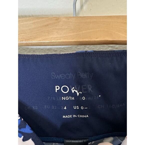 Sweaty Betty Power Pocket 7/8 Workout Legging In Floral Print Size 0-2 - Picture 3 of 4